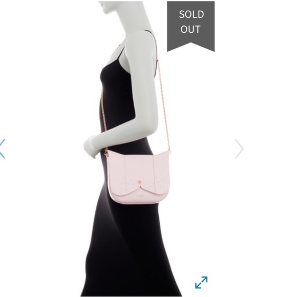 New Ted Baker Barley Crossbody Bag, Pink, adore